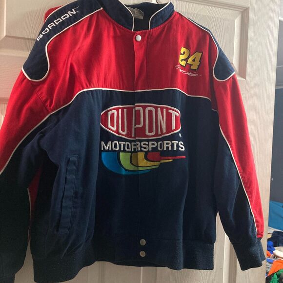 Men's 2XL Vintage Jeff Gordon Dupont #24 Winner's Circle Nascar Racing Jacket - Picture 10 of 11